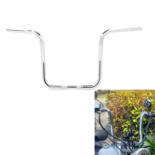 Chrome rise ape hanger - 14",